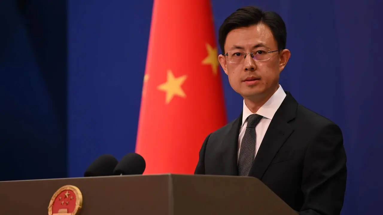 Guo Jiakun, portavoz del Minsiterio de Exteriores de China. | Europa Press.
