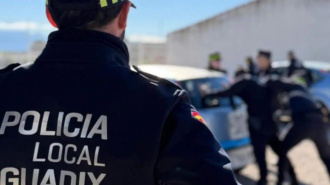 Agentes de la Polic&iacute;a Local de Guadix. | Europa Press.