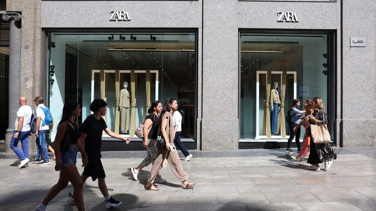Fachada de una tienda de Zara en Madrid (Espa&ntilde;a).
- Marta Fern&aacute;ndez Jara - Europa Press