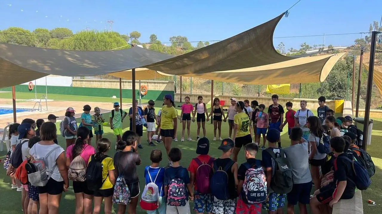 Campamento de verano impulsado por la Diputaci&oacute;n de Huelva el verano pasado. | Dipu