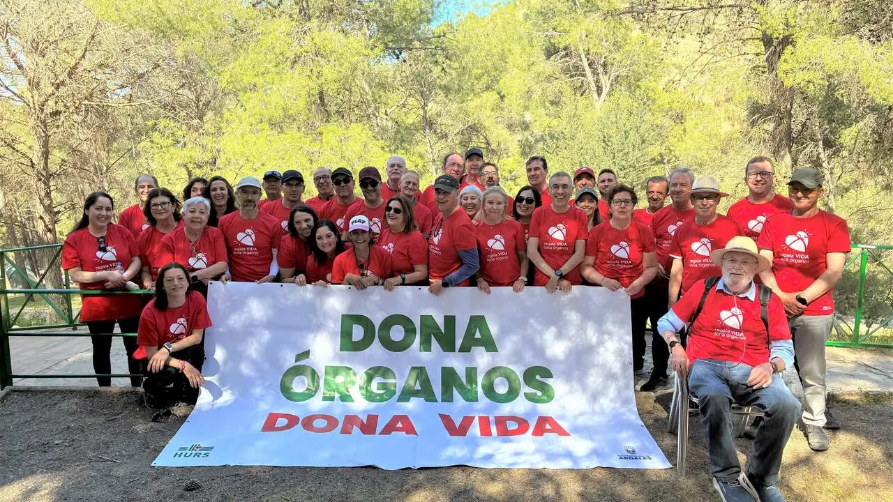 Todos los pacientes trasplantados que han participado en esta iniciativa. | Europa Press.