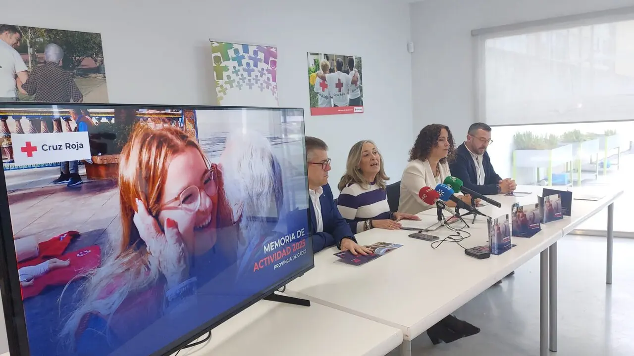 Presentaci&oacute;n de la Memoria de Actividad de Cruz Roja en la provincia de C&aacute;diz en 2025. VIVA