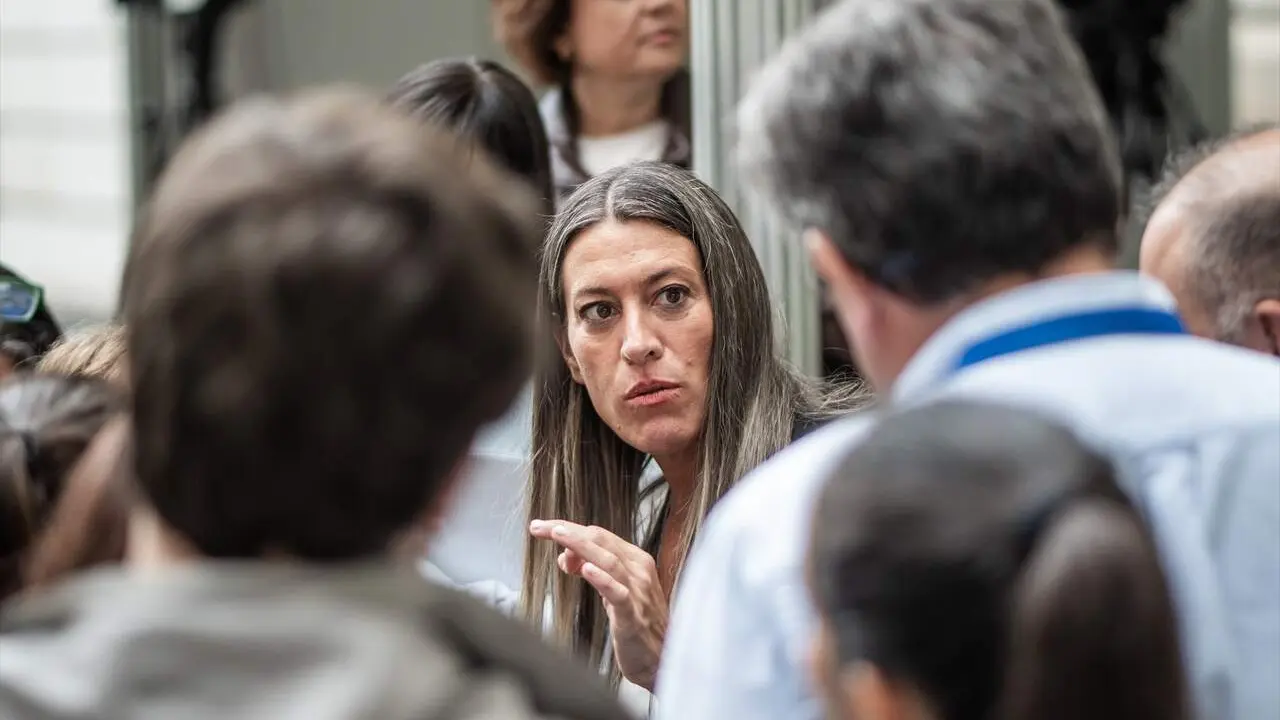 La portavoz de Junts en el Congreso, Miriam Nogueras. | Europa Press.