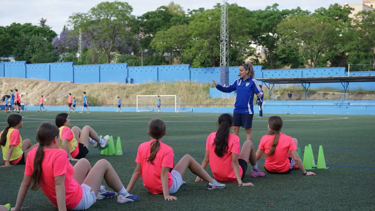 Amparito durante un entrenamiento.| VIVA