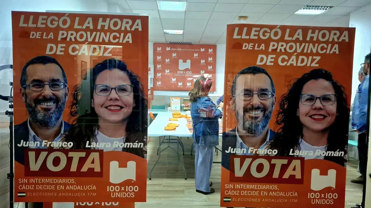 Carteler&iacute;a electoral 100x100 Unidos.