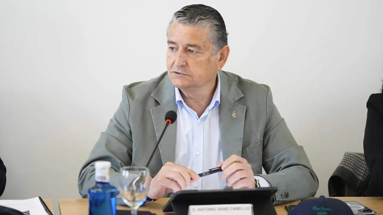 El consejero de Sanidad, Presidencia y Emergencias, Antonio Sanz
