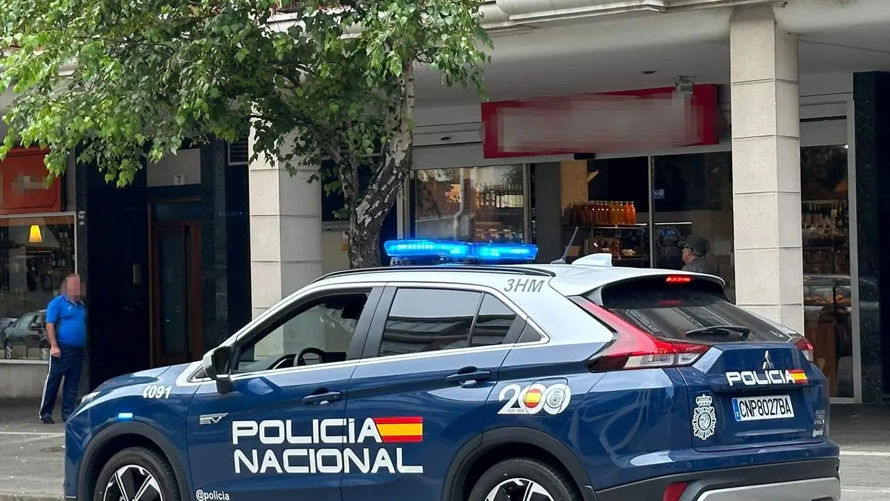 Veh&iacute;culo de la Polic&iacute;a Nacional/CNP.
