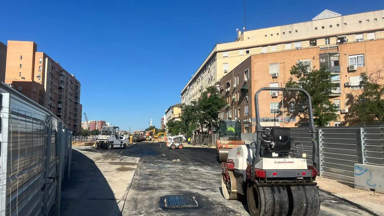 Obras de pavimentaci&oacute;n en Pino Montano. | Junta
