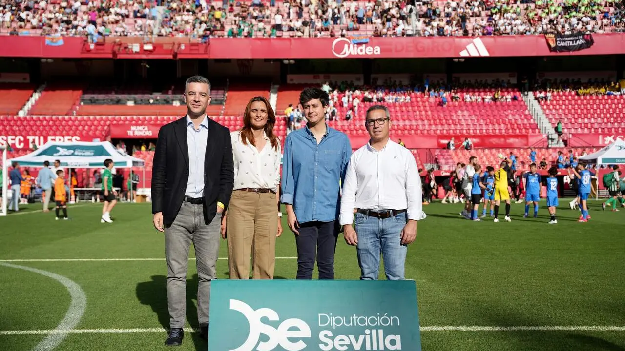 M&aacute;s de 1.400 deportistas asisten al 'D&iacute;a de la Provincia' de F&uacute;tbol-7 en su edici&oacute;n 2026. | DIPU