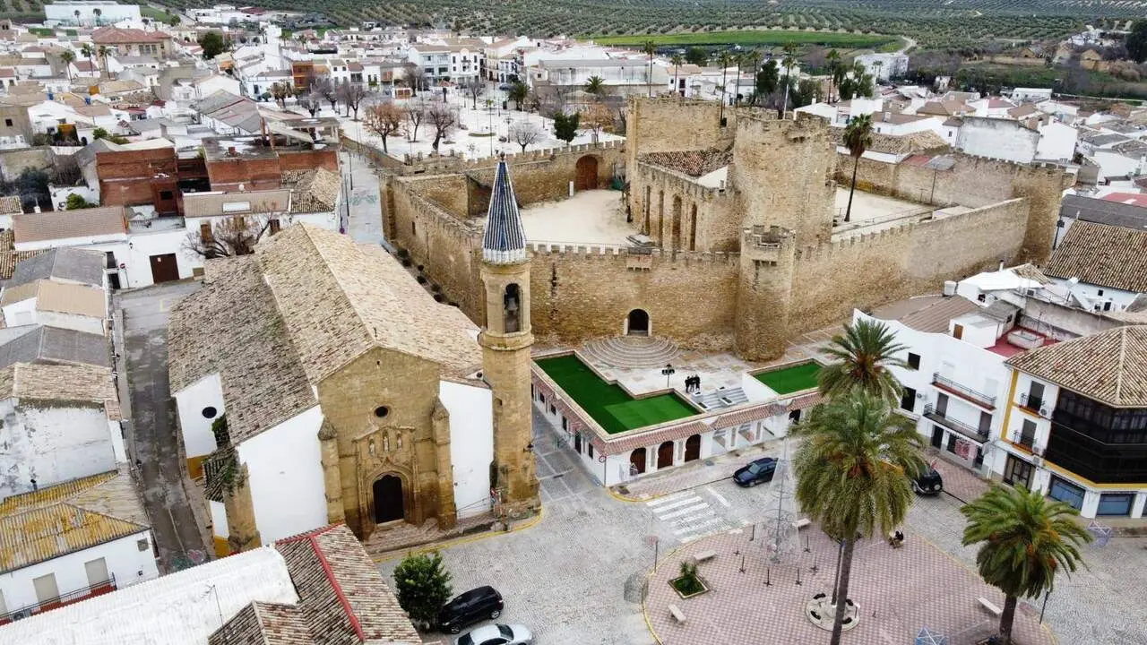 Vista a&eacute;rea de Lopera. | Archivo