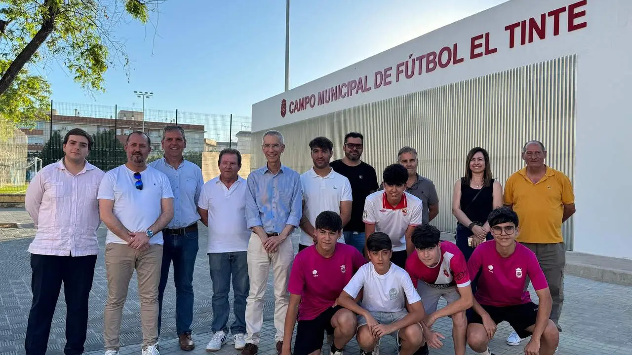 Inauguradas las obras del Campo de F&uacute;tbol El Tinte. | UTI