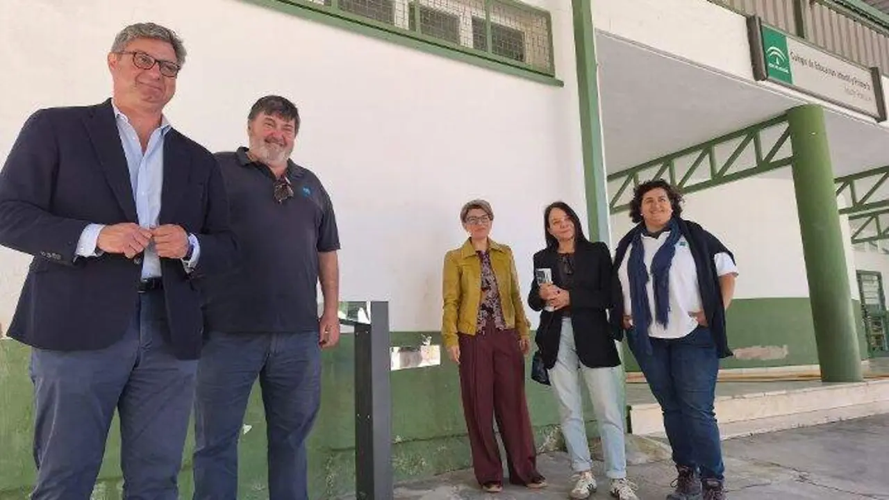 Visita del alcalde al Parvulario de Agust&iacute;n Rodr&iacute;guez.