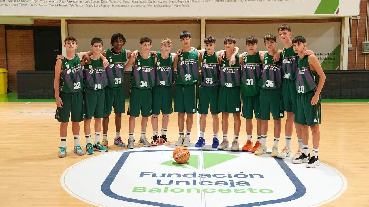 Jugadores del Infantil Masculino. / UNICAJA B. FOTOPRESS