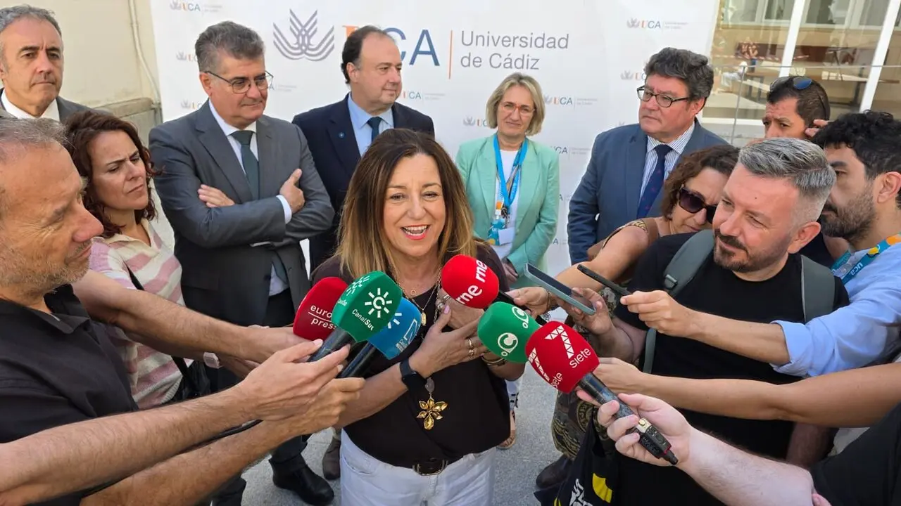 La consejera de Desarrollo Educativo, Carmen del Castillo, este martes en C&aacute;diz. / Mar&iacute;a Palacios