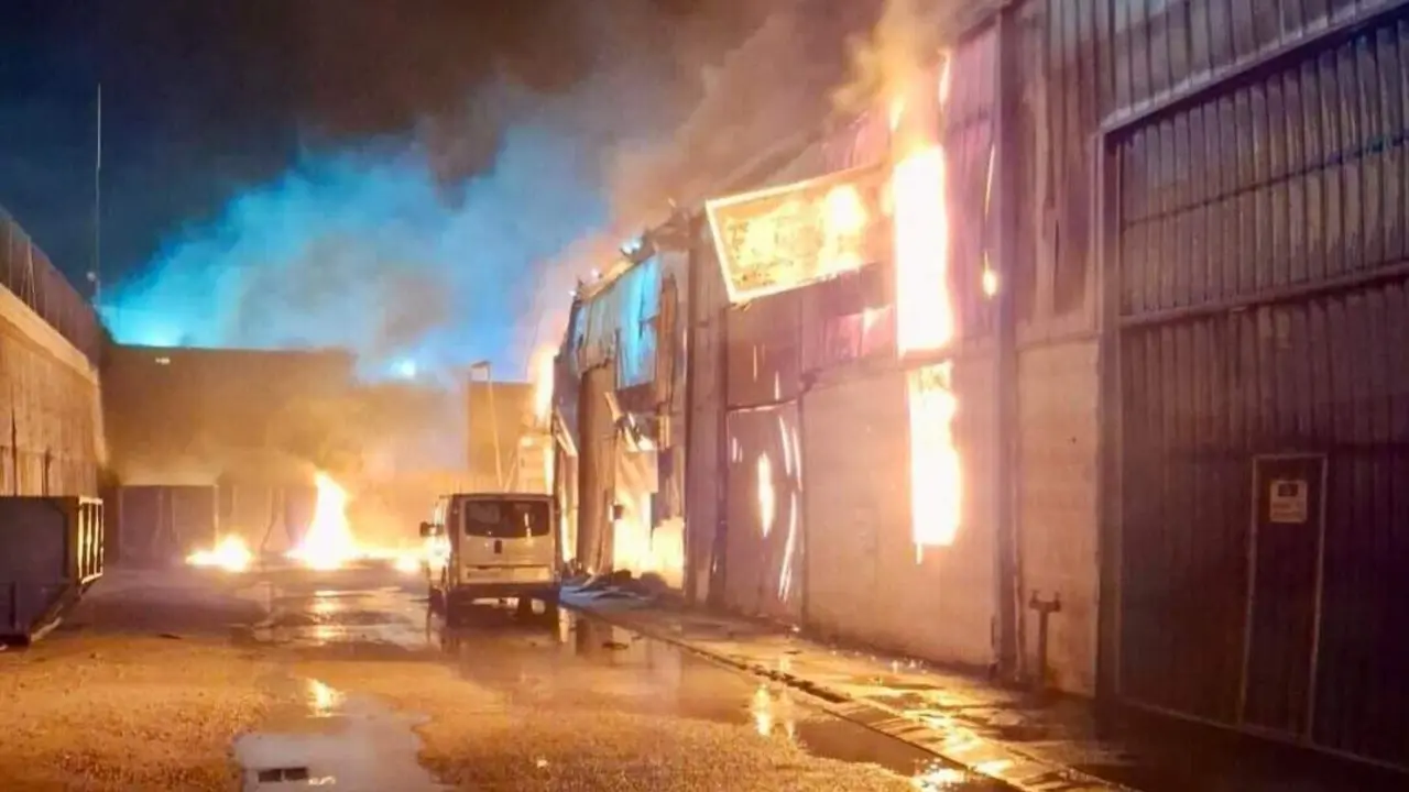 Incendio en el Cortijo Real, en Algeciras | CBPC