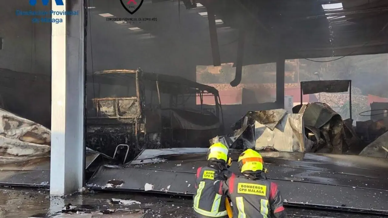 Actuaci&oacute;n de los bomberos./CPB.