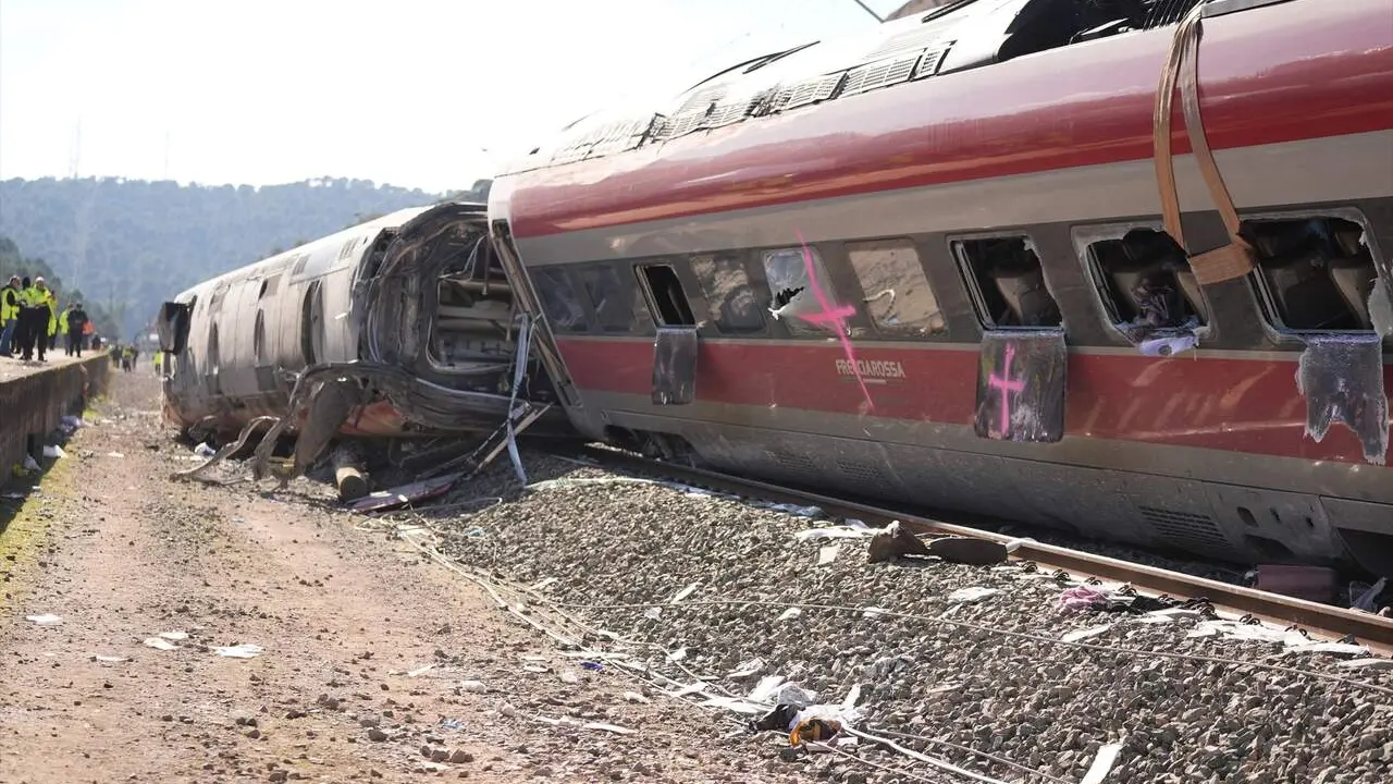 Uno de los vagones del tren de Iryo que descarril&oacute; en Adamuz. Imagen de archivo.
- Joaquin Corchero - Europa Press