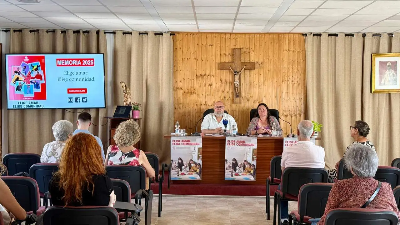 C&aacute;ritas presenta su memoria de 2025 en Huelva. | C&aacute;ritas.