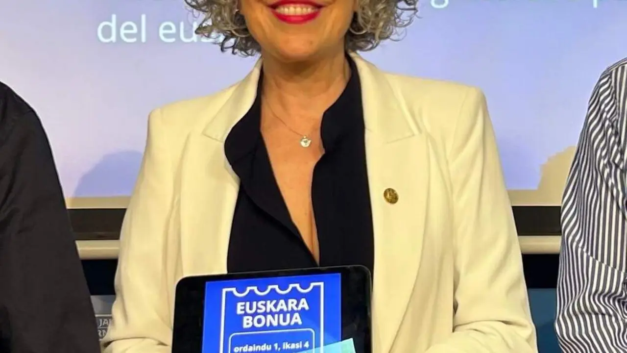 La vicelehendakari y consejera de Consejera de Cultura y Pol&iacute;tica Ling&uuml;&iacute;stica, Ibone Bengoetxea. | Europa Press.