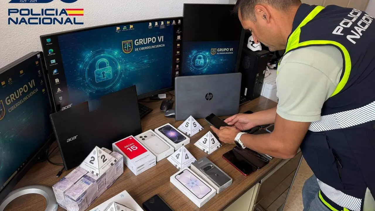 Efectos recuperados adquiridos mediante estafa bancaria. | Europa Press.