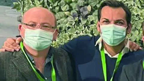 Javier M&aacute;rquez y Juan Diego Requena en el congreso del PP. - VIVA JA&Eacute;N