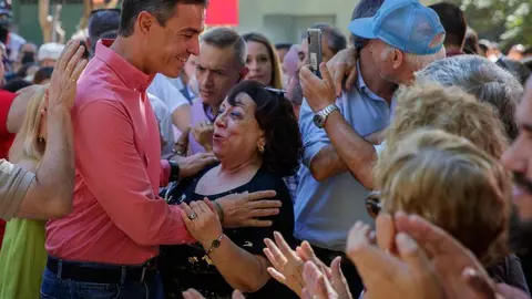 S&aacute;nchez en Sevilla. - EFE