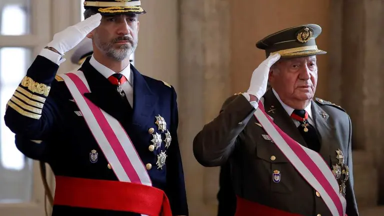 Felipe VI preside la Pascua Militar con la presencia del Rey Juan Carlos. | Europa Press.