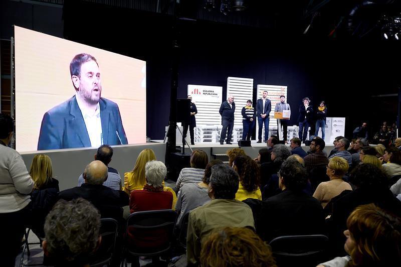 Acto de campaÃ±a en Lleida