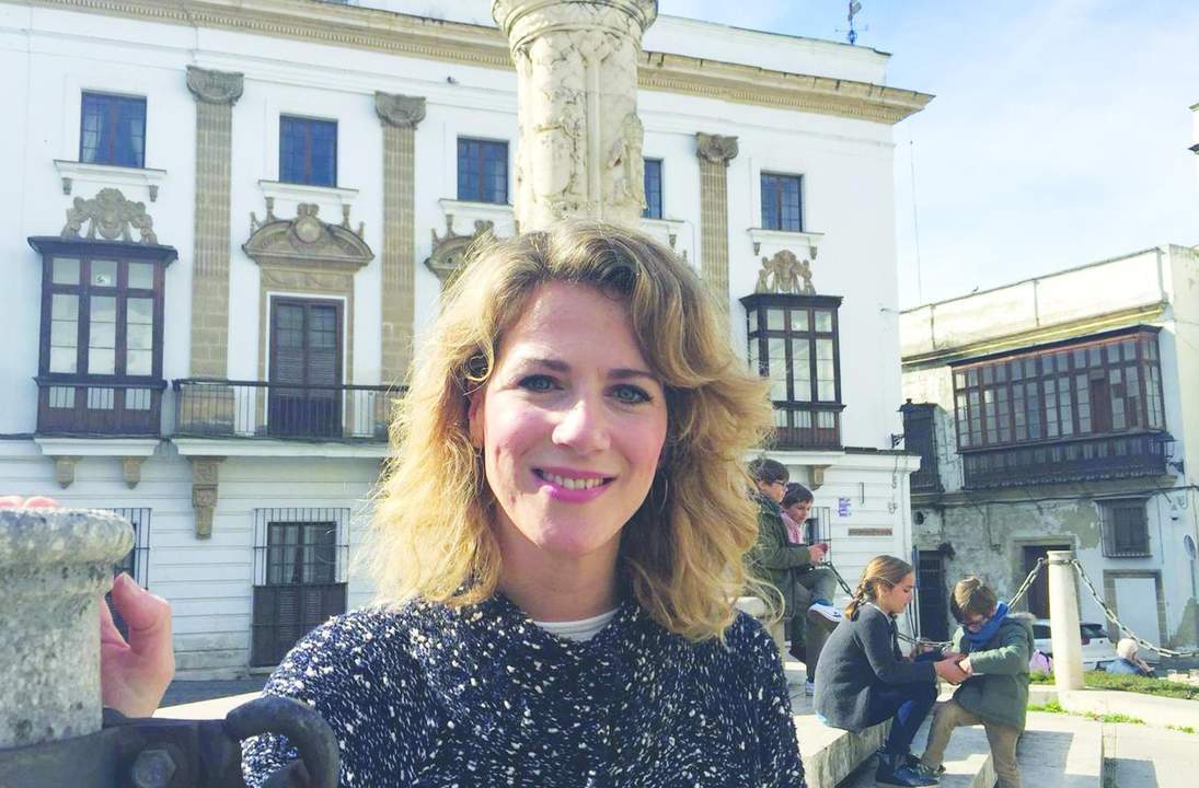 Ana Mestre durante la entrevista en Jerez.