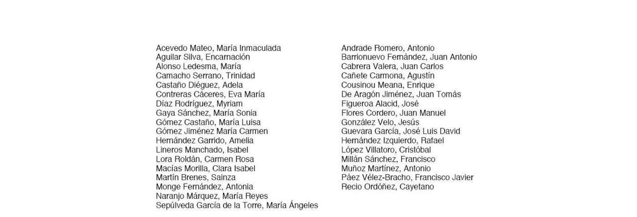 Lista de PSOE Sevilla