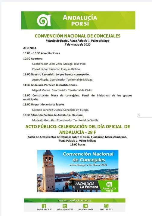 programa del evento.