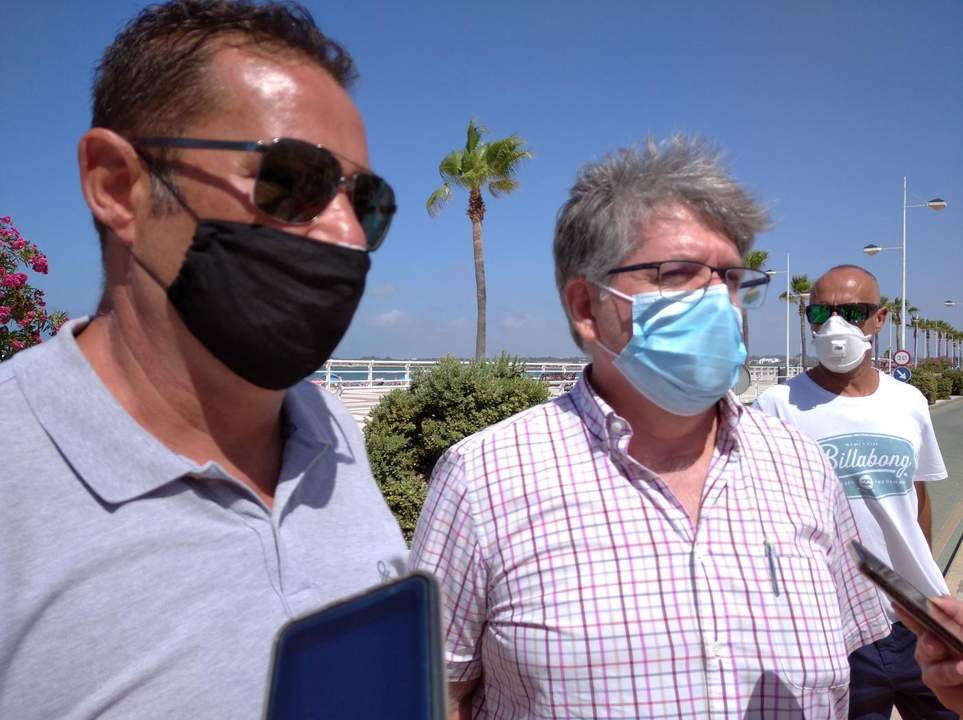 Representantes de las atracciones de Valdelagrana.