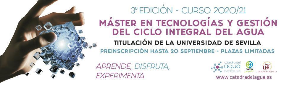 Máster en TecnologÃas y Gestión del Ciclo Integral del Agua.