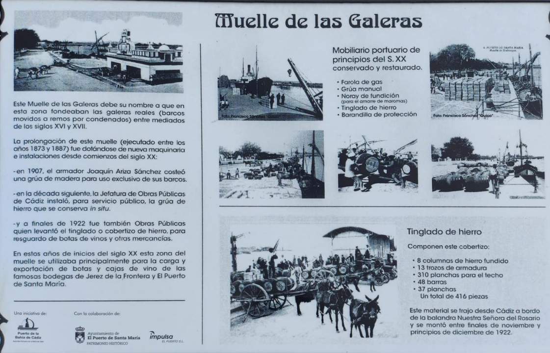 Antiguo muelle portuense.
