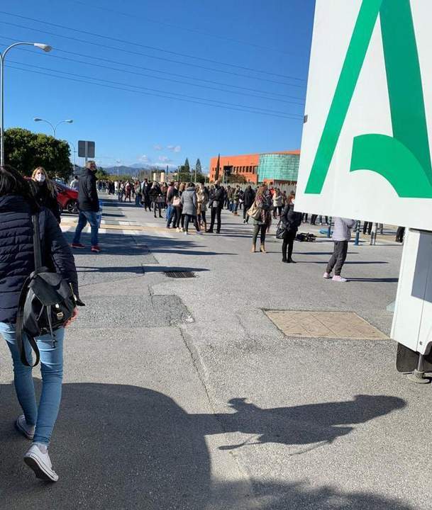 El personal acudió a las pruebas mayoritariamente.