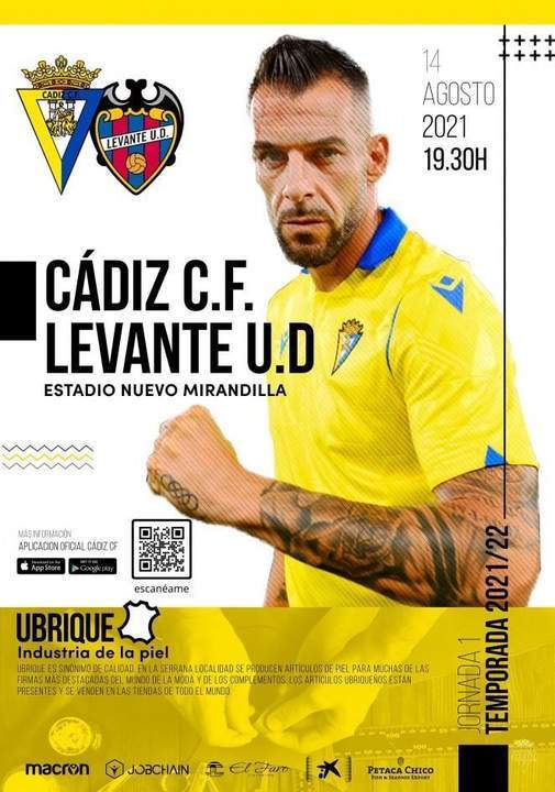 Cartel Cádiz-Levante.