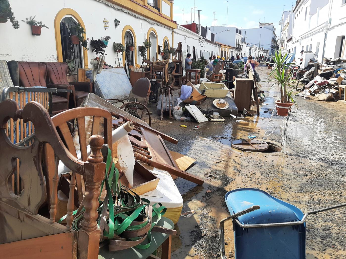 Inundaciones en la provincia de Huelva.