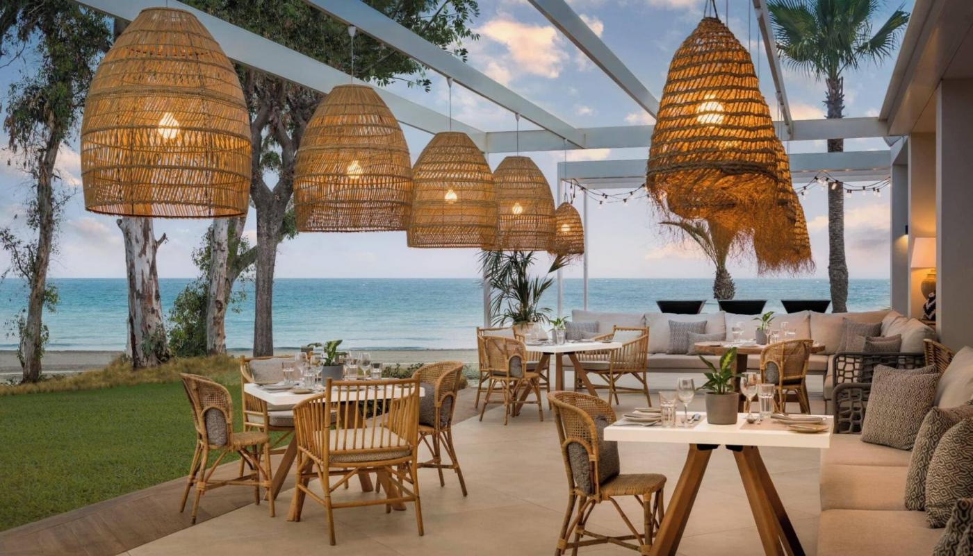 Mobiliario del Resort Ikos Andalusia de Málaga.