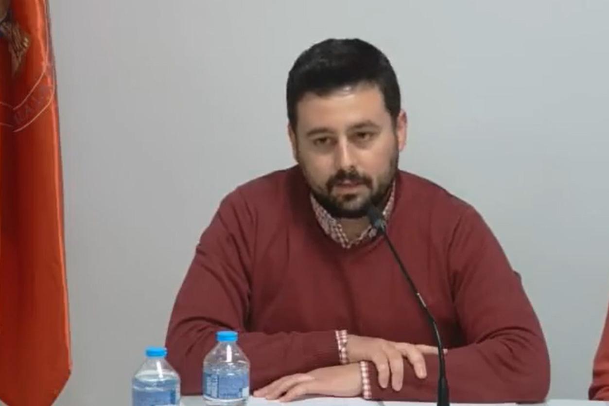 Custodio Valverde, durante la rueda de prensa. 
