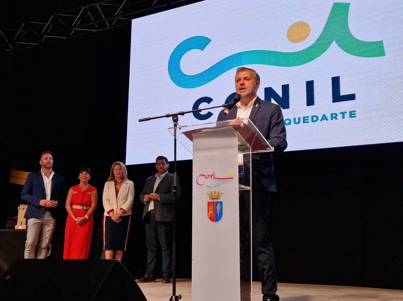 El alcalde, Juan Bermúdez, durante la Gala del Turismo.
