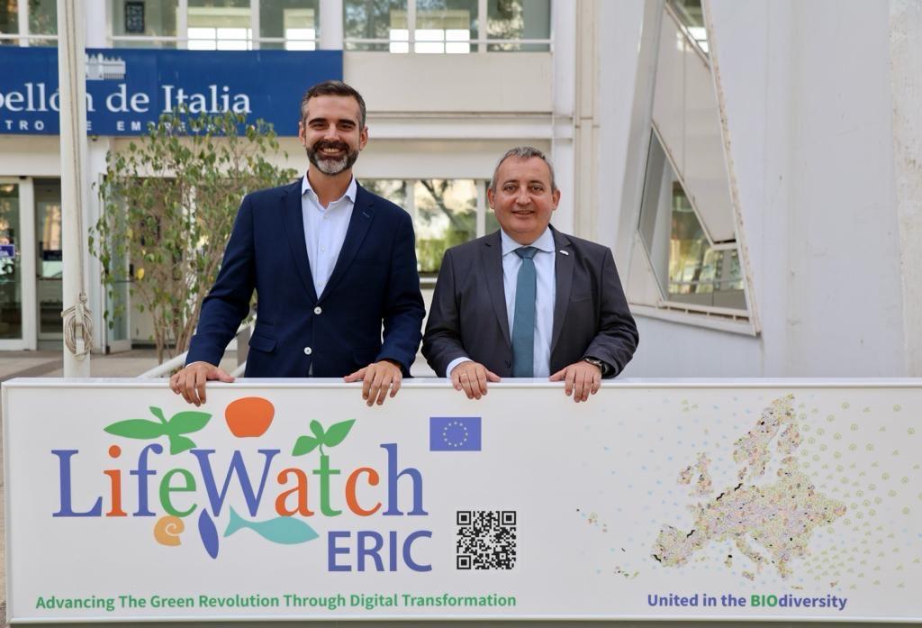 La visita a LifeWatch Eric de Fernández-Pacheco.