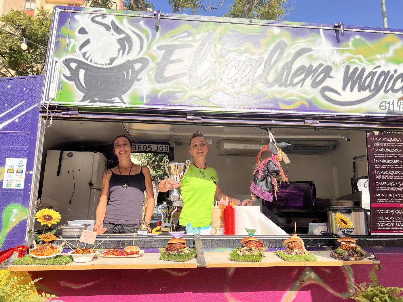 La foodtruck ganadora, El Caldero Mágico.