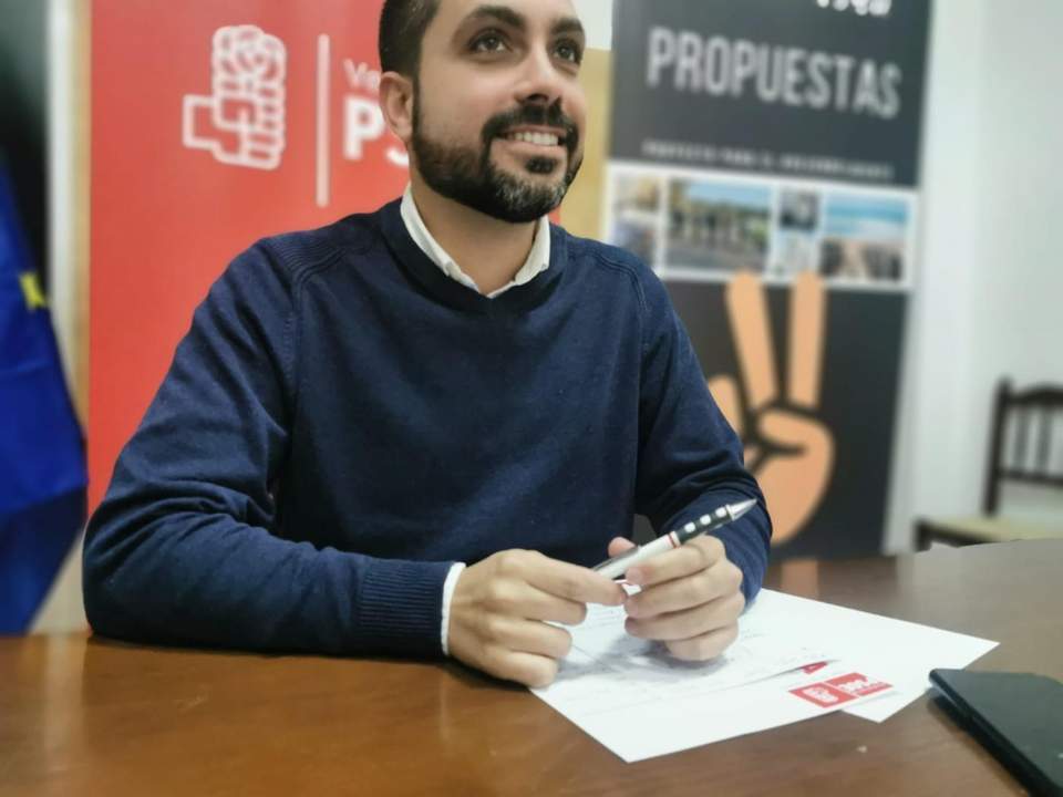 Antonio González, portavoz del PSOE en Vejer