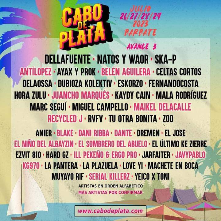 Tercer avance de Cabo de Plata.