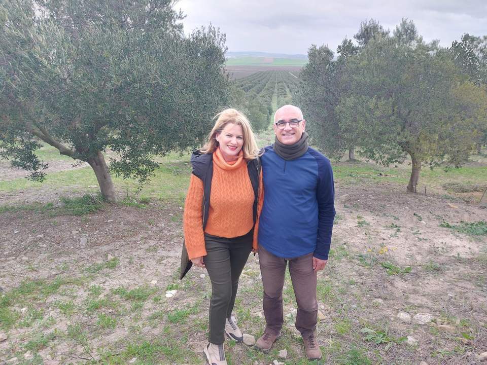 Lola Caro y Antonio Brenes.