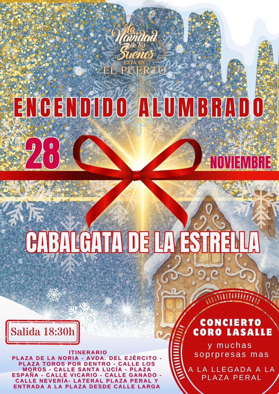 Cartel alumbrado y Cabalgata de la Estrella. | VIVA