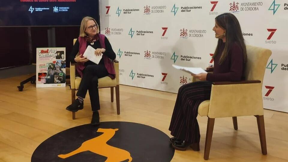 Carmen de Manuel, psicóloga clinica, en el encuentro Publicación 7.0 ‘25-N
Violencia de Género entre Adolescentes’