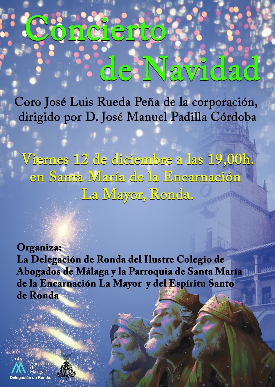 Concierto de Navidad. Colegio Abogados (12 diciembre)