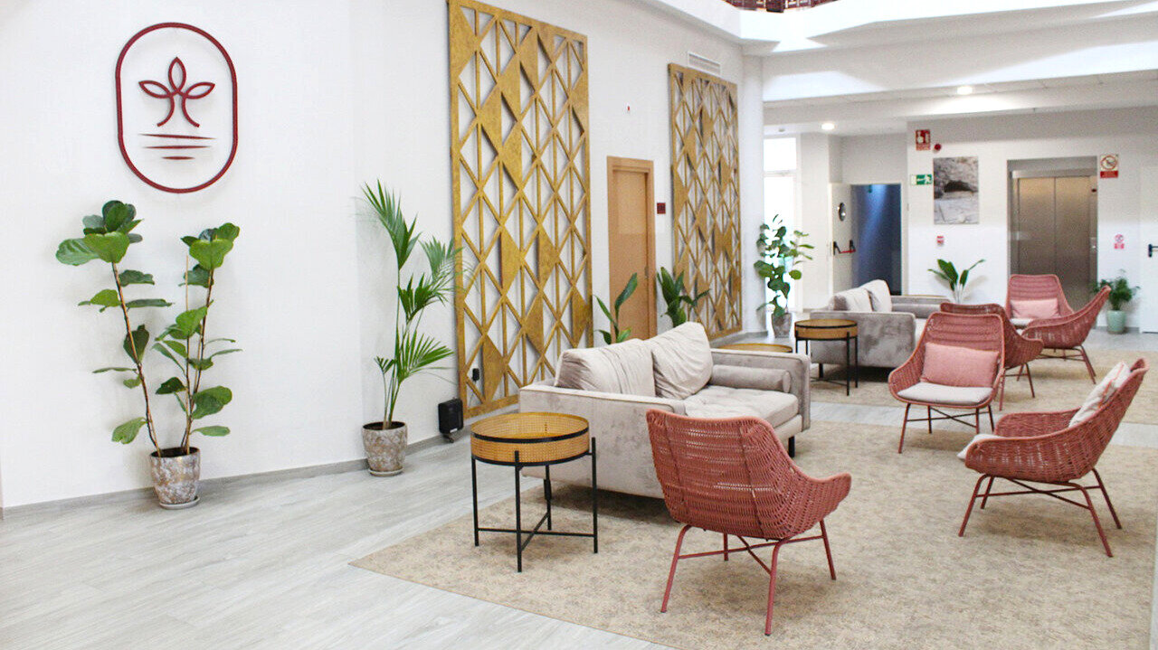 Instalaciones del Hotel Residencial Balneario de Frailes.
